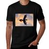 Red Tail Black Cockatoo Flight Tshirt Work Short Sleeve Cotton Top Tshirt