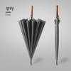 Lilang Men's 16-Rib Solid Wood Handle Golf Umbrella