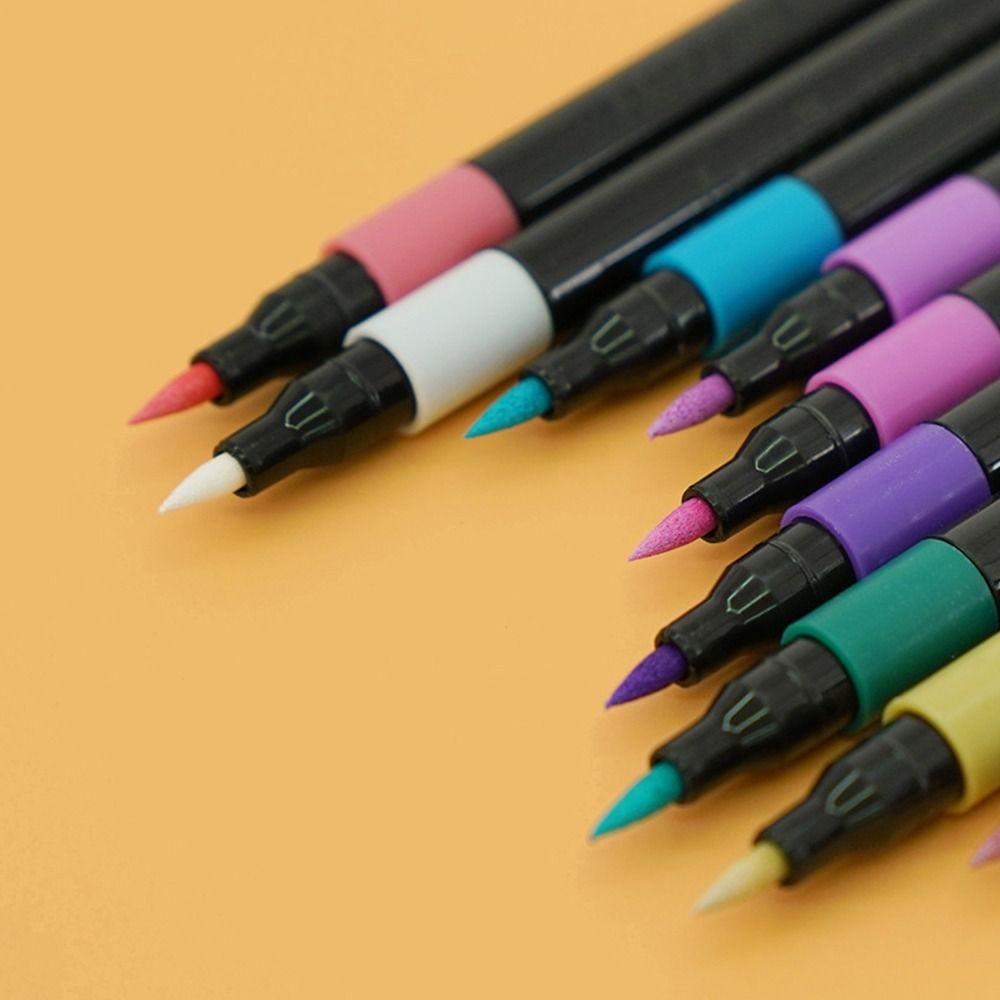 Non-toxic Acrylic Marker Pen Multiple Colors Soft Headed Marker Kindergarten Painting