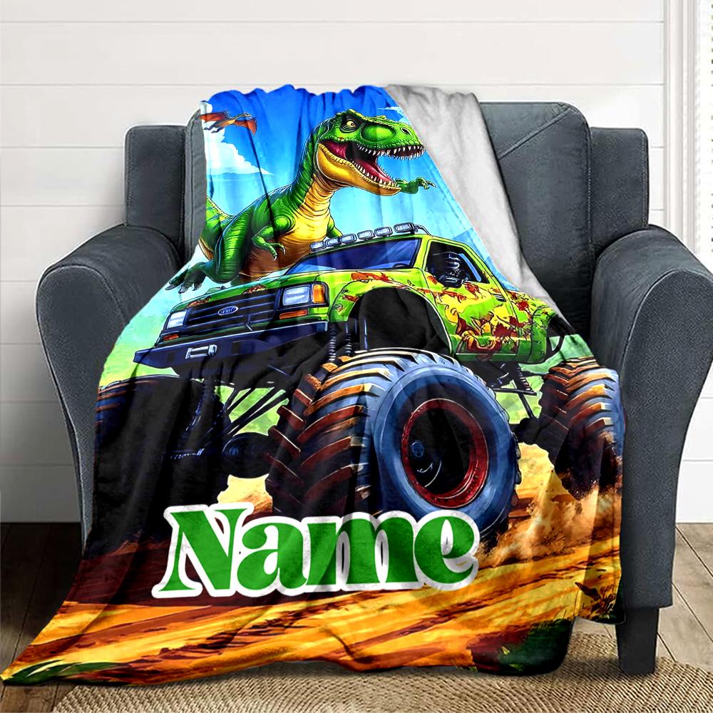 Custom Name Adventure Colty Clam Blanket for Couch & Bed, Plush Cozy Fuzzy Blanket Super Soft & Warm Blankets for Fall and Winter. 0908199