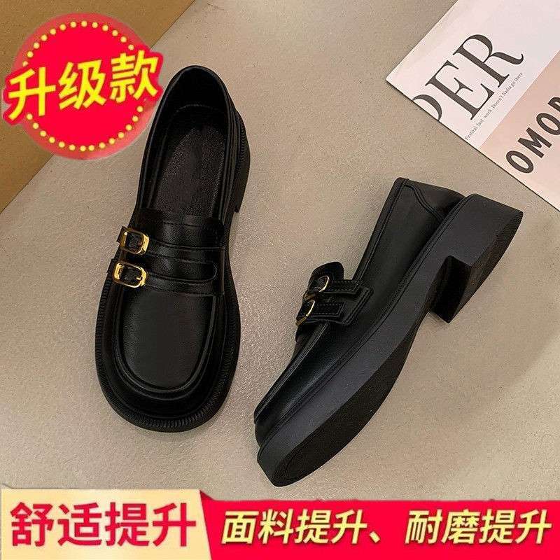 

Размер 35-43, Маленькие кожаные туфли 41 Весна и Осень Платформа Маффин Одинарная педаль Универсальные лоферы Мэри Джейн 42 Большой размер Женская обувь 40