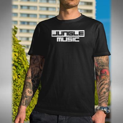 T-shirt Jungle Music DNB Drum and Bass Amante della Musica Dance Raver Old Skool