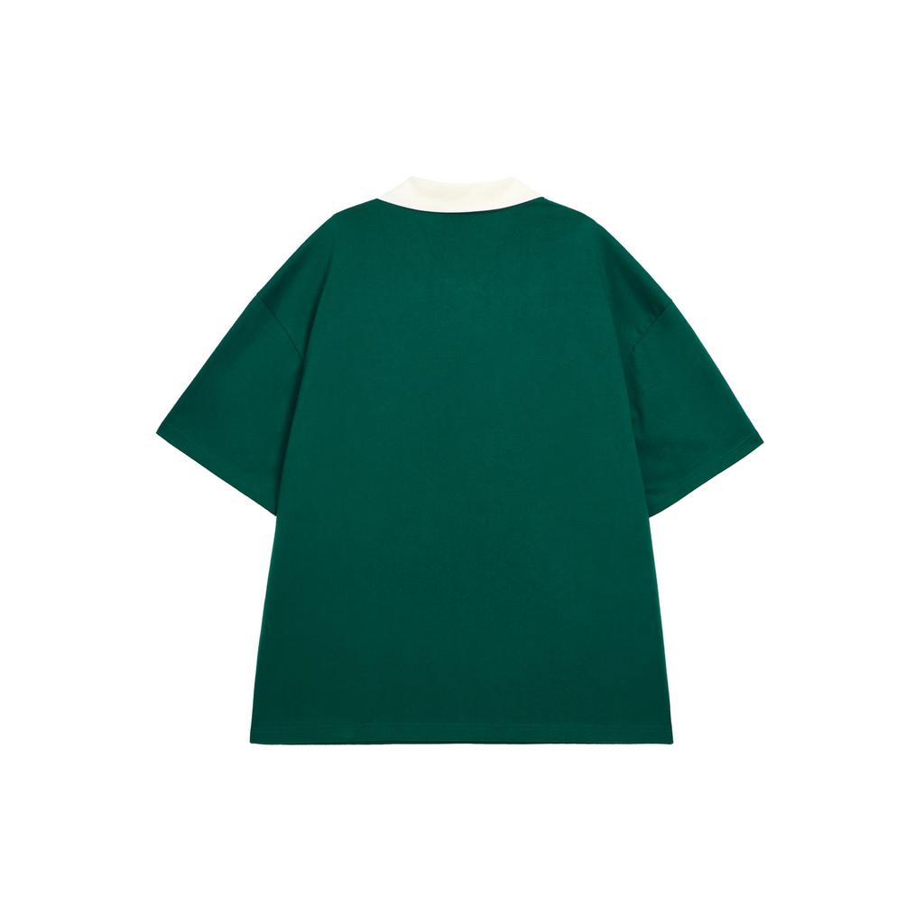 Adidas Pocket Sports Casual Short Sleeve Polo Men Tops Forest-Green IS4944