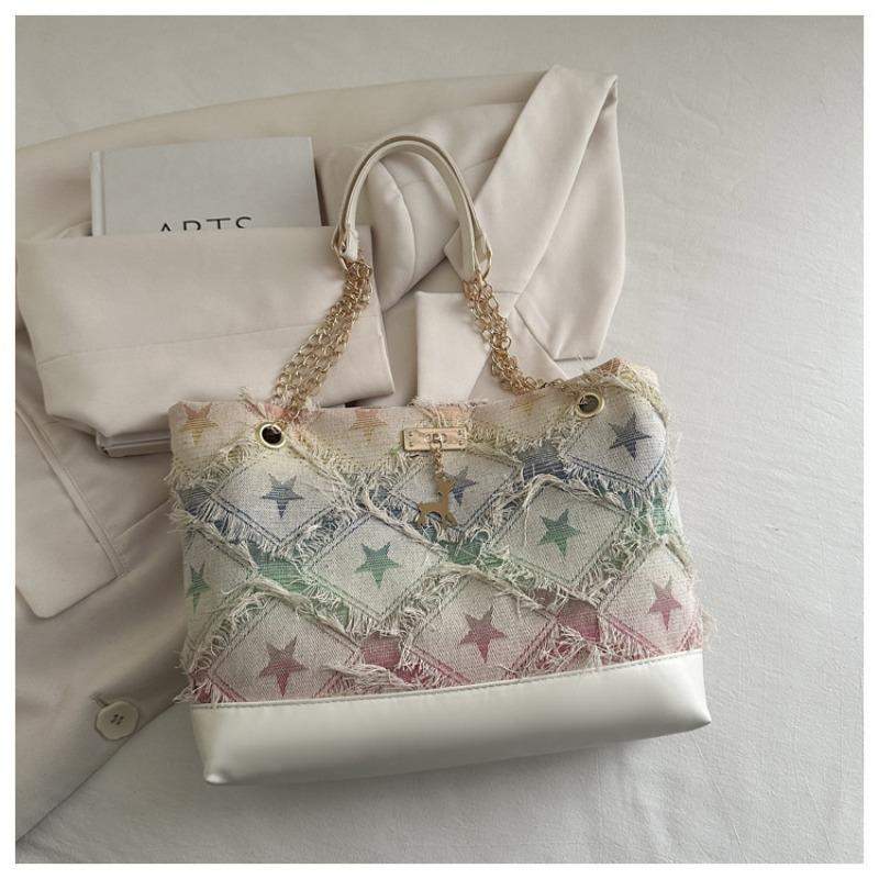 New versatile pillow bag color matching high value casual shoulder bag exquisite elegant tote bag