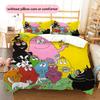 The Barbapapa Family  Pattern Bedding Quilt Set  Home Decoration  Gift (1 * duvet cover + 2 * pillowcase  without core)