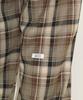 RONRON Back Heart Pocket Check Pants Beige