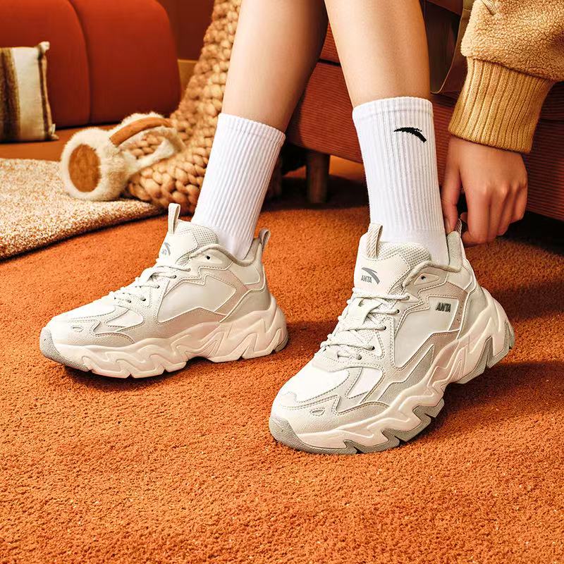 Anta Panshi Commuting Versatile Comfortable Simple Trendy Wear-Resistant Warm Low-Top Casual Shoes Women Casual Shoes 122548952-2