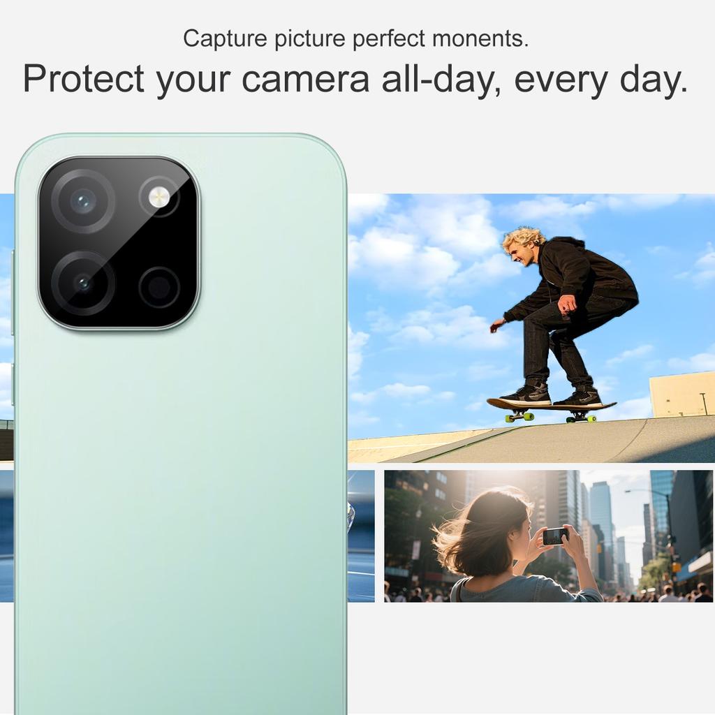 For OnePlus Turbo 6 5G Glass IMAK High Definition Glass Lens Film Self-positioning Version Black Version