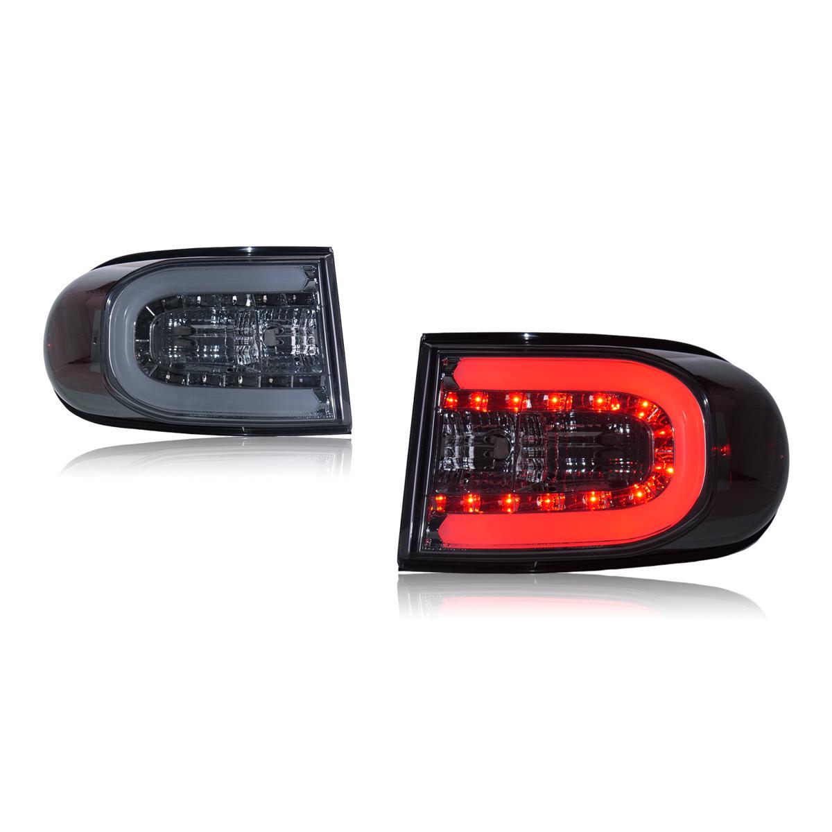 Compatible with 2007-2020 Toyota FJ Cruiser LED Rear Tail Light Assembly: Driving & Brake Lights.
