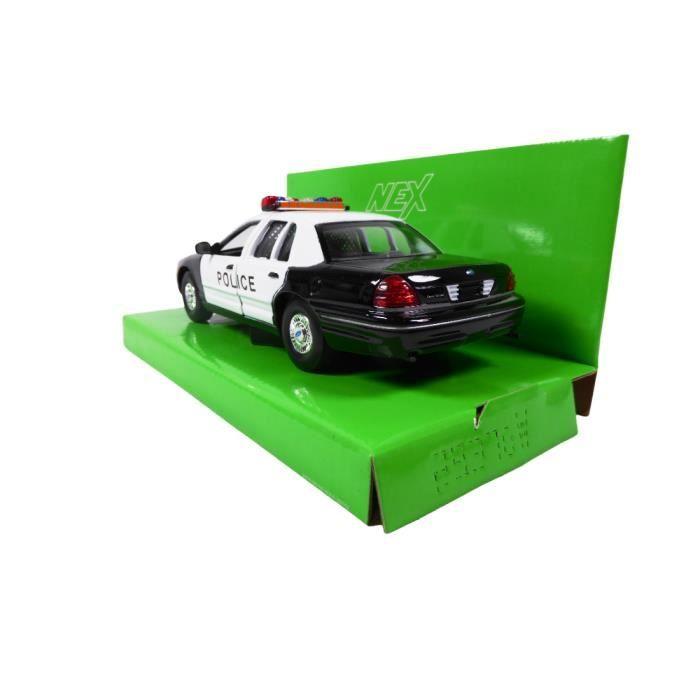 Véhicule miniature - Voiture 1:24 FORD CROWN VICTORIA POLICE - Welly 22082PT