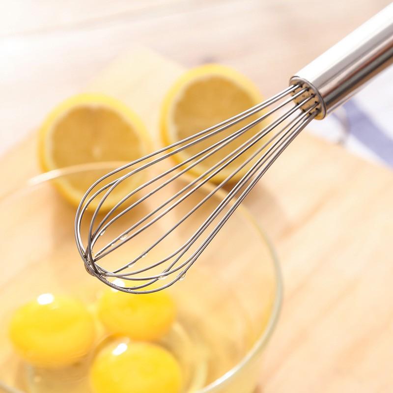 Stainless Steel Manual Whisk Handheld Egg Beater Cream Mixer Small Kitchen Tool Baking Cooking