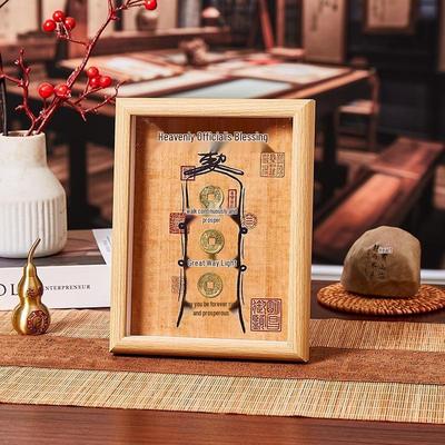 JINGRUIXIANG Five Emperors Coin Feng Shui Ornament