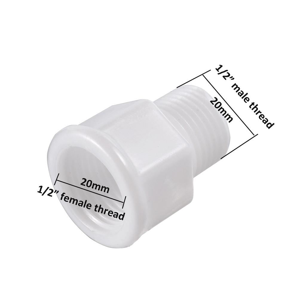 1/2" 3/4" Thread Adapter Connector Joint Aquarium Fish Tank Fittings Garden Irrigation Water Pipe Couplings Plumbing Fittings