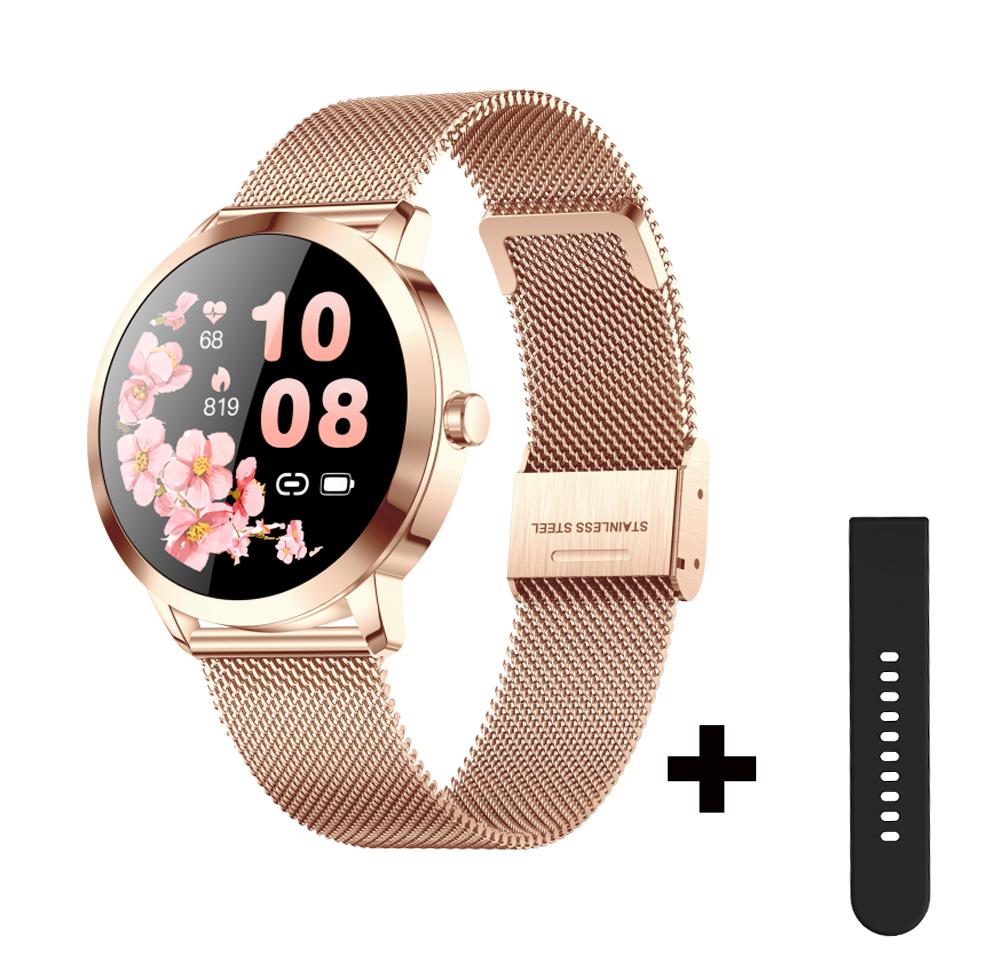 Damski Smartwatch 1.09" Ekran Kolorowy HD IPS Damska Moda Cykl Fizjologiczny Serca Smartwatch PK DT66