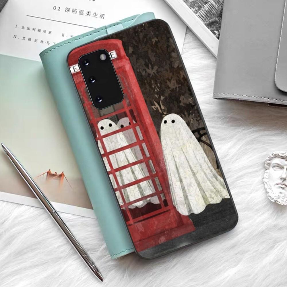 Little Ghost Phone Case For Samsung S 9 10 20 21 22 23 30 23 24 Plus Lite Ultra FE S10lite Fundas