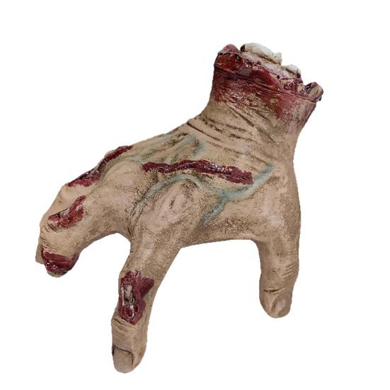 Halloween Animatronic Crawling Hand Sound/Touch Activated Self-Walking Zombie Hand with Sound Creepy Severed Hand Prop for Haunted House Halloween