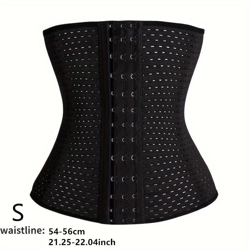 

Летний тонкий спортивный фитнес-послеродовой сильный пояс для живота, корректирующее нижнее белье, корректирующее дышащее женское нижнее белье и корректирующая одежда S чёрный