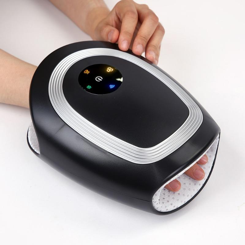 

Smart Airbag Hand Massager Wireless Electric Hot Compress Carpal Tunnel Palm Acupoint Massager Vibration Kneading Finger Relax чорний