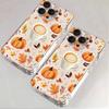 Kaffee Kürbis Herbstlaub Klare Handyhülle Für iPhone 17 16 15 14 11 13 12 Pro Max 7 8 14 15 Plus SE 16E XS X XR 17 Air Cover