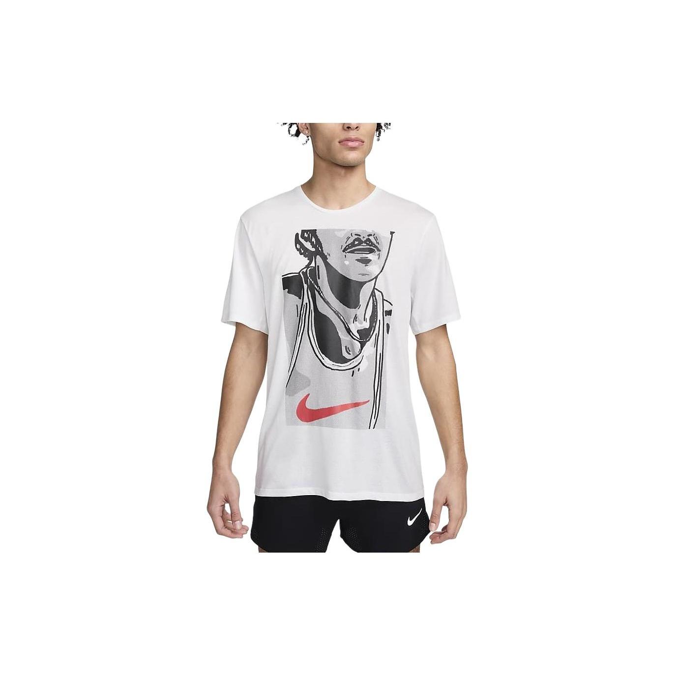 Nike Dri-Fit Rise 365 T-shirt  White  Men s FN3997-121 XL