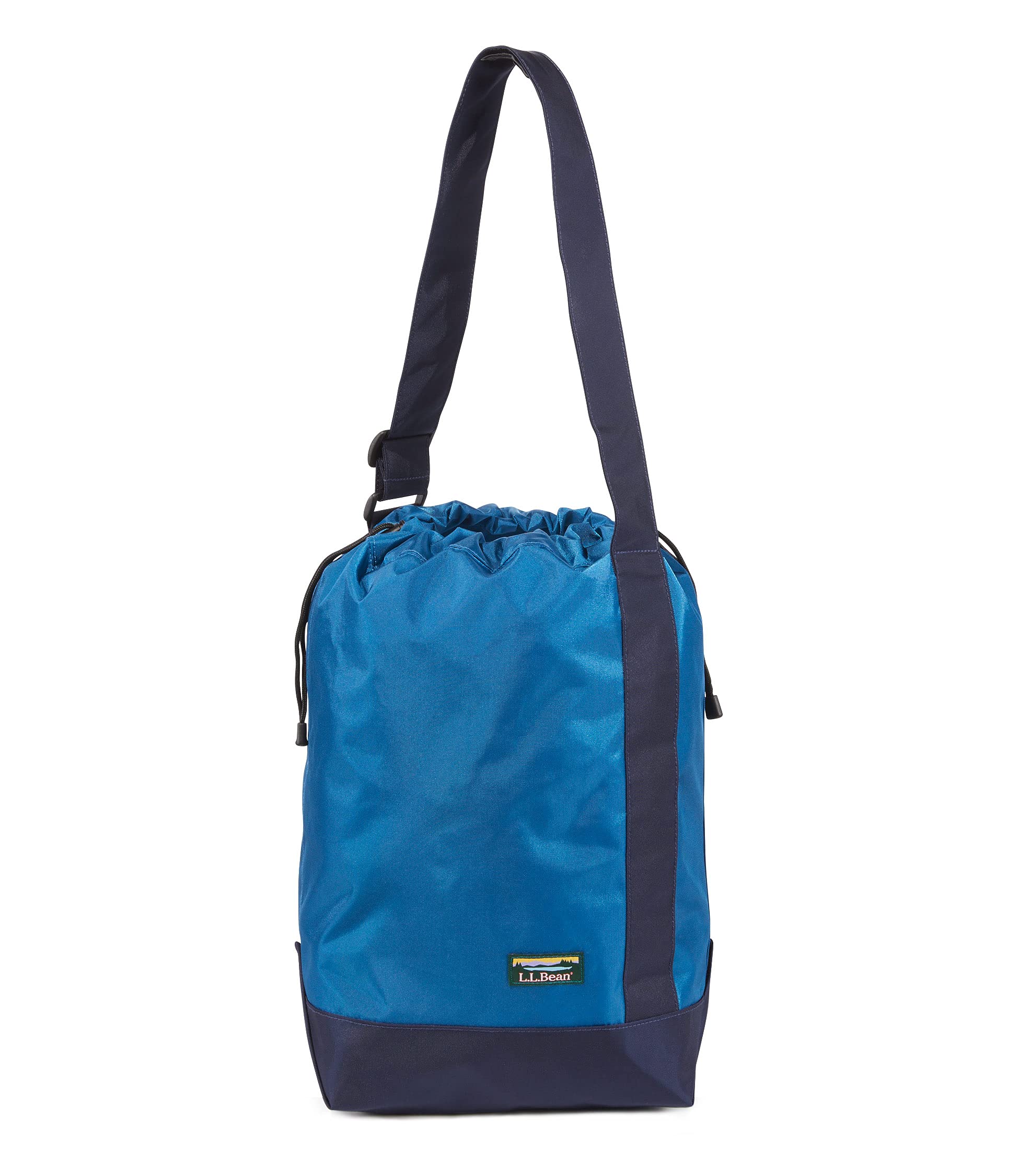 

Легкая цилиндрическая сумка с карманом, примерная высота 45 x ширина 25 x глубина 17 см, морской многоцветный 1000103213 [LlBeen] Синий/Темно-синий