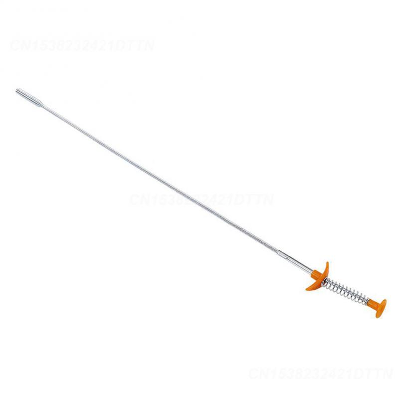Drain Snake Spring Tube Flexible Stainless Steel Clog Remover Sewer Dredging Tools Kitchen Sink Cleaning Hook Anti Clogging