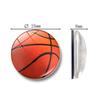 Stylish Basketball Soccer Volleyball Crystal Glass Fridge Magnets 25mm Decorative