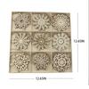 Promotional Gift Blank Wood Slices Crafts Snowflake Wood Pendant Christmas Tree Hanging Ornaments with Cord