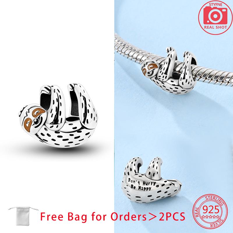 Anniversary Charms Copper Cute Animal Beads Pendant Fit Bracelet Necklace Accessories Bead Jewelry Making Fine Jewelry Gift