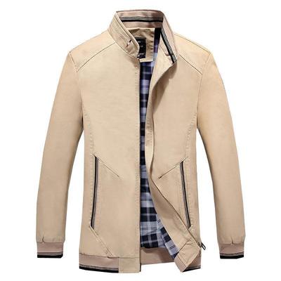 Spring and Autumn Men's Jacket Business Middle-aged and Young Slim-fit Casual Men's Jacket
