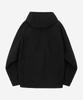 Kalapatthar 3Layer Hidden Pocket Hooded Jacket - Black