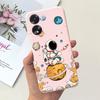 For Oppo A78 4G CPH2565 Cover Cute Astrinaut Black Cat Flower Liquid Silicone Phone Case For OPPO A78 5G Oppo A38 CPH2579 Bumper