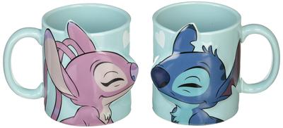 Sun Art Disney Stitch 300ml Mugs, Pair, (SAN3390)