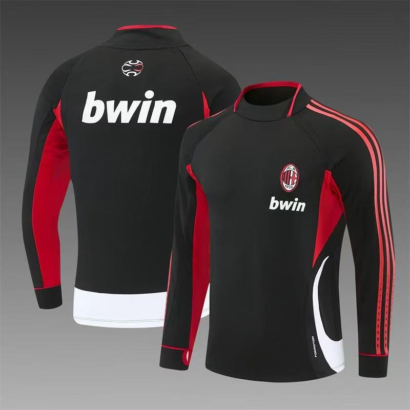 Retro Football Training Jersey Long Short Sleeve Team Sports Shirt Men Women