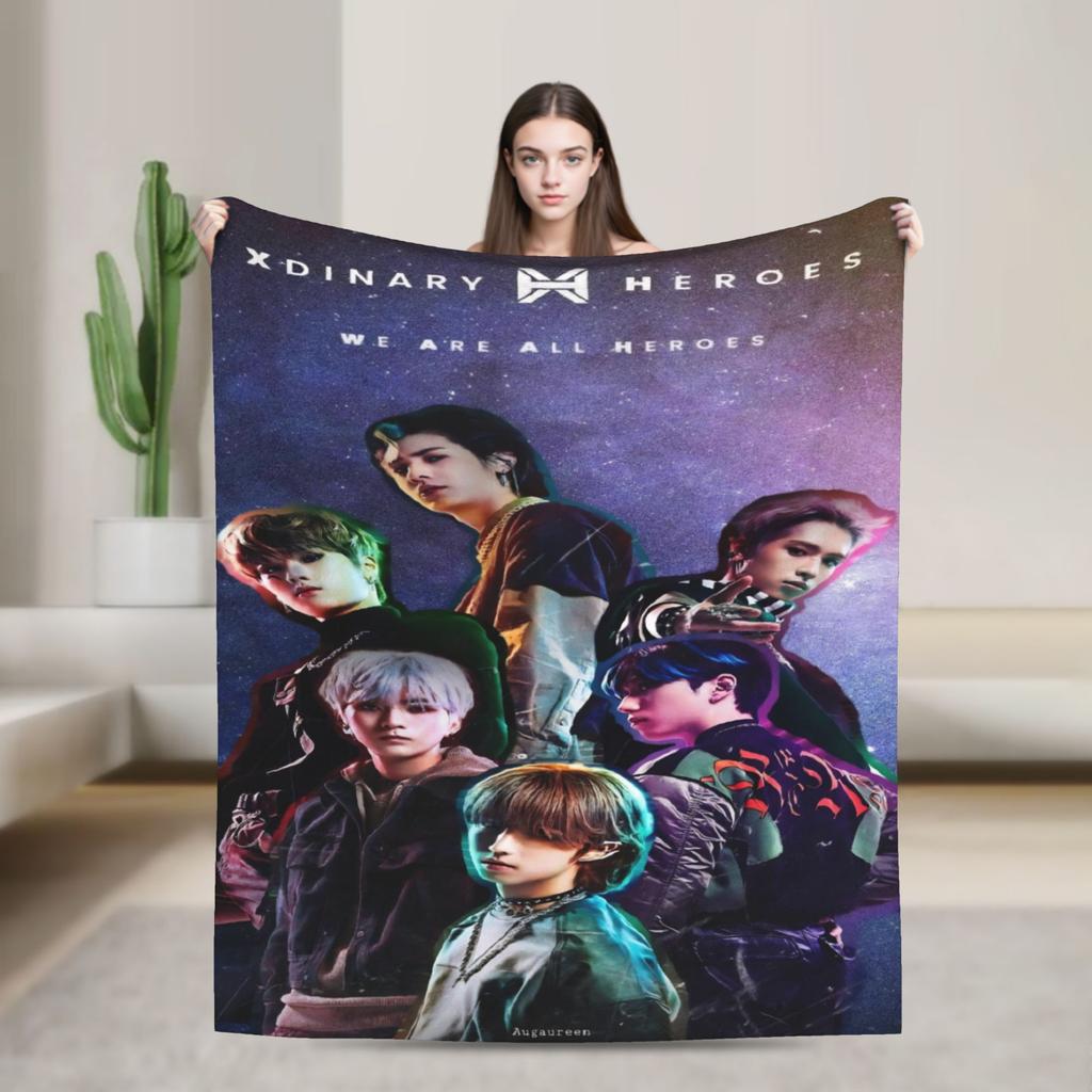 Xdinary Heroes Boy Group Blankets Super Soft Fleece Comfort Gift Throw Blanket Bedding Throws