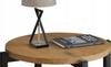 Round Loft Nightstand 35X35X46 Cm Metal Black