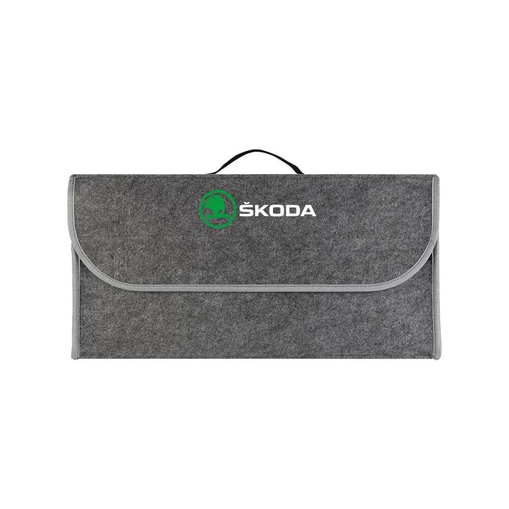 Car Trunk Storage Box Sundries Stowing Tidying Box For Skoda Octavia 3 2 A5 A7 Yeti Deriv Kodiaq Combi Visions Enyaq RS Deriv