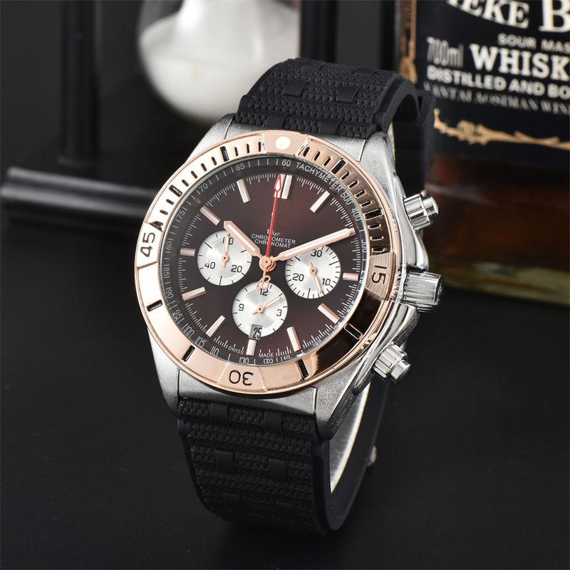 Men's Fashion Business Quartz Watch Multi-function Chronograph Wristwatches Sport Casual Watches