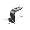Car Headrest Hooks Hanger for Bags Seat Back Organizer Holder Clips Auto Fastener Hook Car Storage Interior Accessories