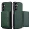 For Samsung Galaxy A55 5G Magnetic Phone Case Leather Back Cover with Detachable Card Holder