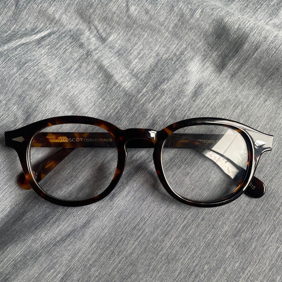 Used MOSCOT LEMTOSH 49 24 145 TORTOISE