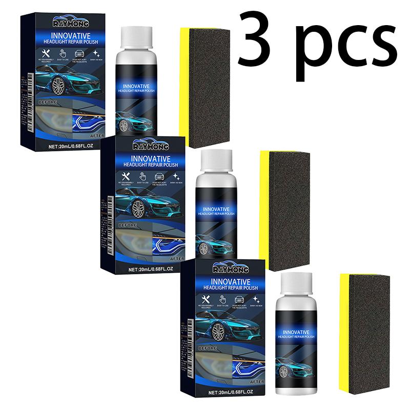 RAYHONG Car Headlight Restoration Liquid Car Lamp Crystallization Refurbishing Restorer Tool Car Headlight Coating Refurbishing Restorer