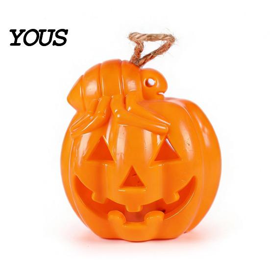 Halloween LED Light Night Light, Flameless Pumpkin Lamp, Decorative Creepy Lamp Atmosphere for Holiday Party Home Decor Detailed Theme Ornament