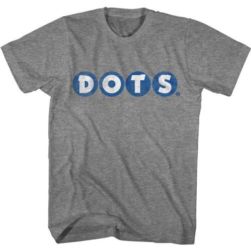 Tootsie Roll Dots T-Shirt - Gray Unisex T-Shirt S