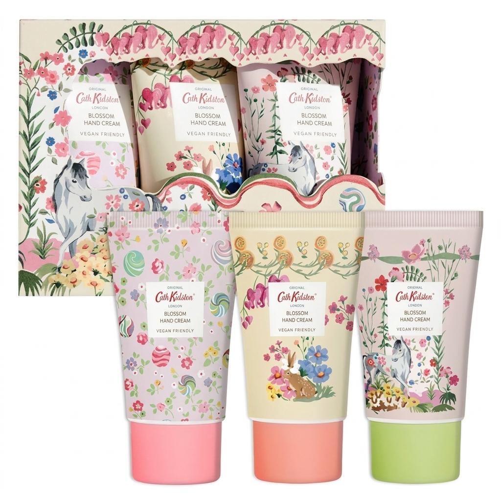 

[Cath Kidston] Официальный набор из трех кремов для рук Цветение (30мл х 3) - Подарок с премиальным цветочным ароматом и увлажнением маслом ши 1 Set (Contains three 30ml Hand Creams)