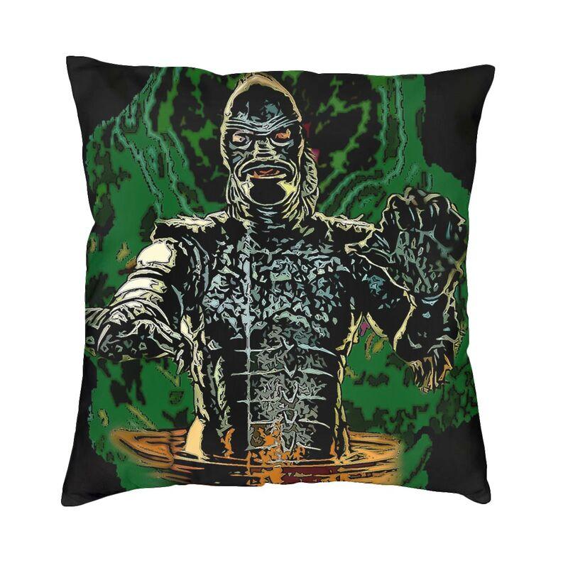 Creature From The Black Lagoon Pillow Case xcm Decorative Comedy Horror Movie Nordic Cushion Cover Velvet Pillowcase