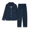 Family Christmas Pjs Matching Set Plaid Long Sleeve Button Down Sleepwear Holiday Soft 2 Piece Lounge Sets
