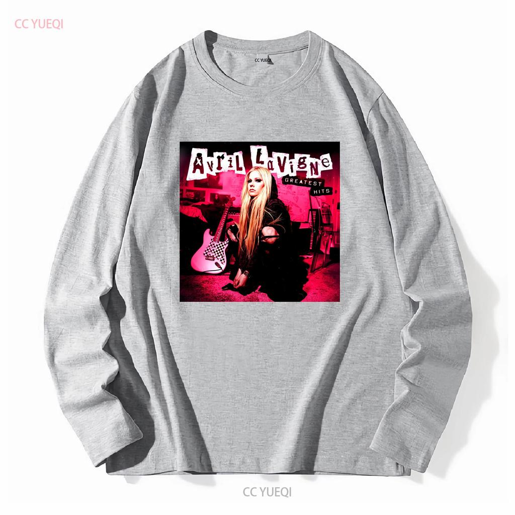 Avril Lavigne Album Greatest Hits Adult T Shirt All Size S To 5XL AL149 Long or Short Sleeves Vintage Washed