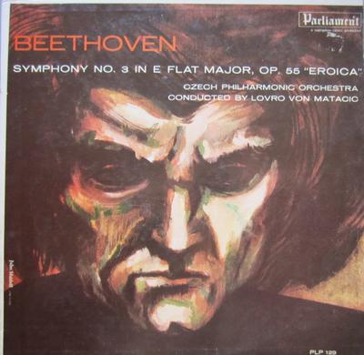 LP Record LUDWIG VAN BEETHOVEN / LOVRO VON MA - Symphony No. 3 "Eroica" PLP129 Parliament 1960 US Classical Used