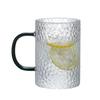 Creative Hammered Glass Water Cup with Handle